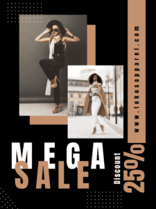 Graphic Design poster advertising clothing sale accent graphix madison wi