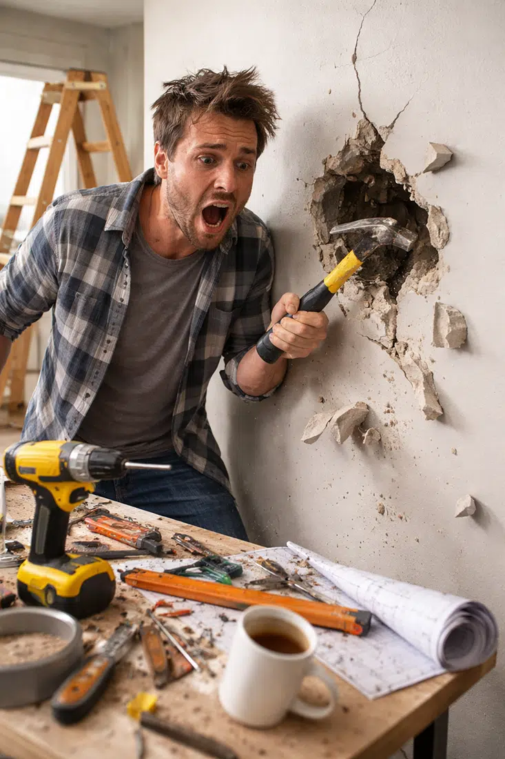 DIY disaster strikes with a hammer | DIY disaster strikes with a hammer