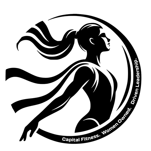Capital Gymnastics women owned logo