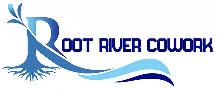 root river coworking logo branding development