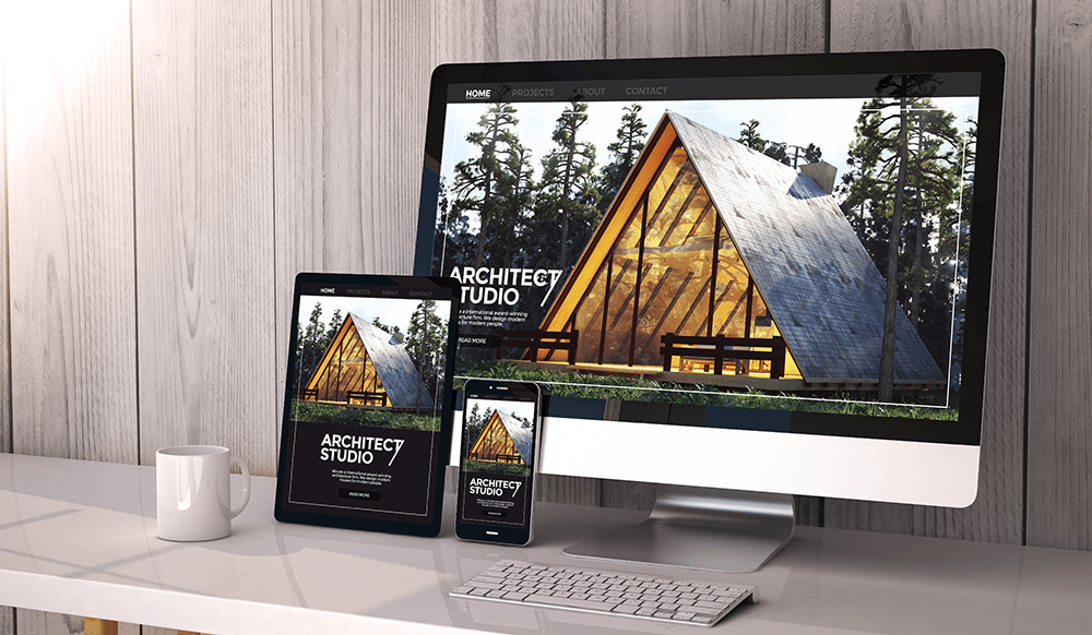 Responsive website layout design